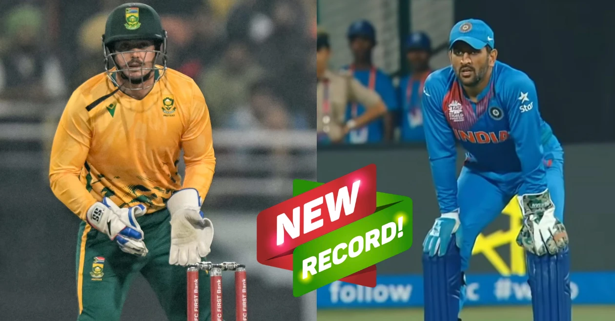 SA vs Nueva Zelanda: Quinton de Kock bate el récord del MS Dhoni en la Copa del Mundo T20