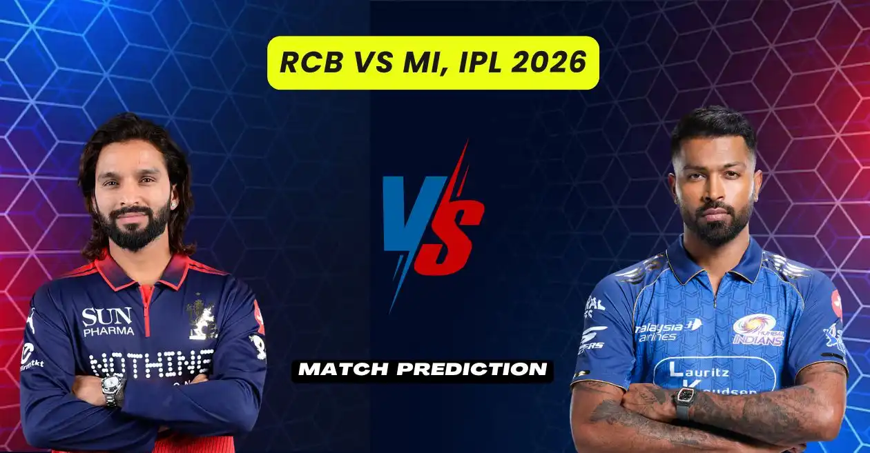 RCB vs MI, IPL 2026, predicción del partido: ¿Quién ganará el partido de hoy entre Royal Challengers Bengaluru y Mumbai Indians?