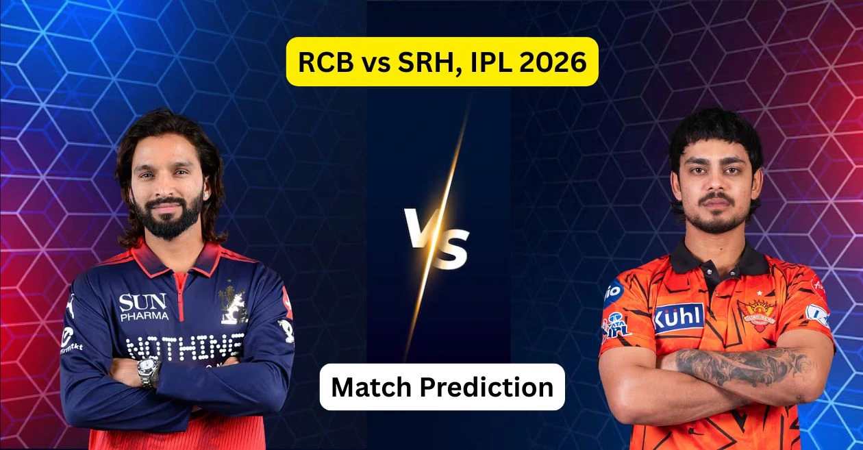 RCB vs SRH, IPL 2026, predicción del partido: ¿Quién ganará el partido de hoy entre Royal Challengers Bengaluru y Sunrisers Hyderabad?
