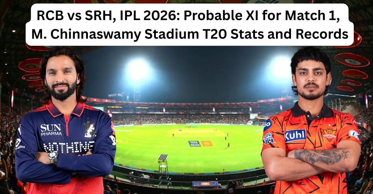 RCB vs SRH, IPL 2026: XI probable para el partido 1, estadísticas y récords en el estadio M. Chinnaswamy T20