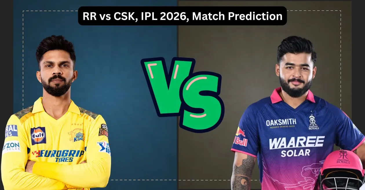 RR vs CSK, IPL 2026, predicción del partido: ¿Quién ganará el partido de hoy entre Rajasthan Royals y Chennai Super Kings?