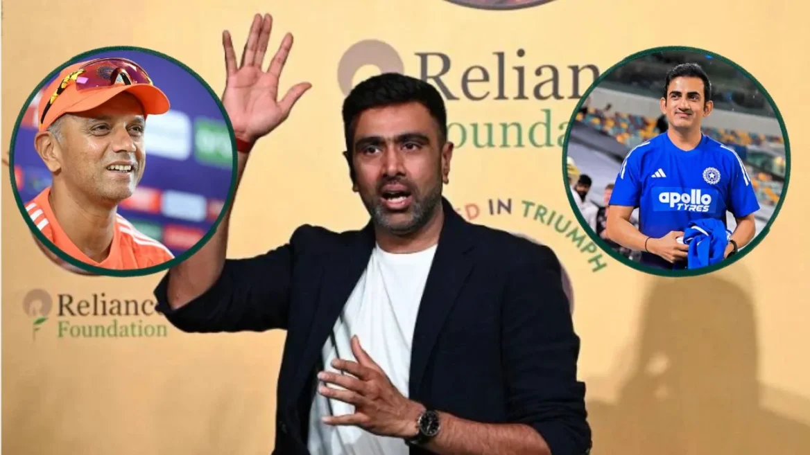 Ravichandran Ashwin destaca las diferencias clave entre los sistemas de entrenamiento de Gautam Gambhir y Rahul Dravid