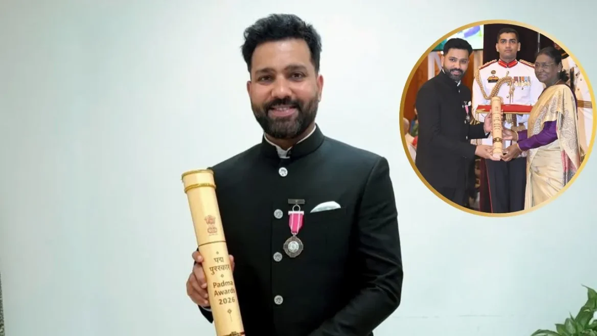 Rohit Sharma expresa su más sincero agradecimiento tras recibir a Padma Shri en las redes sociales