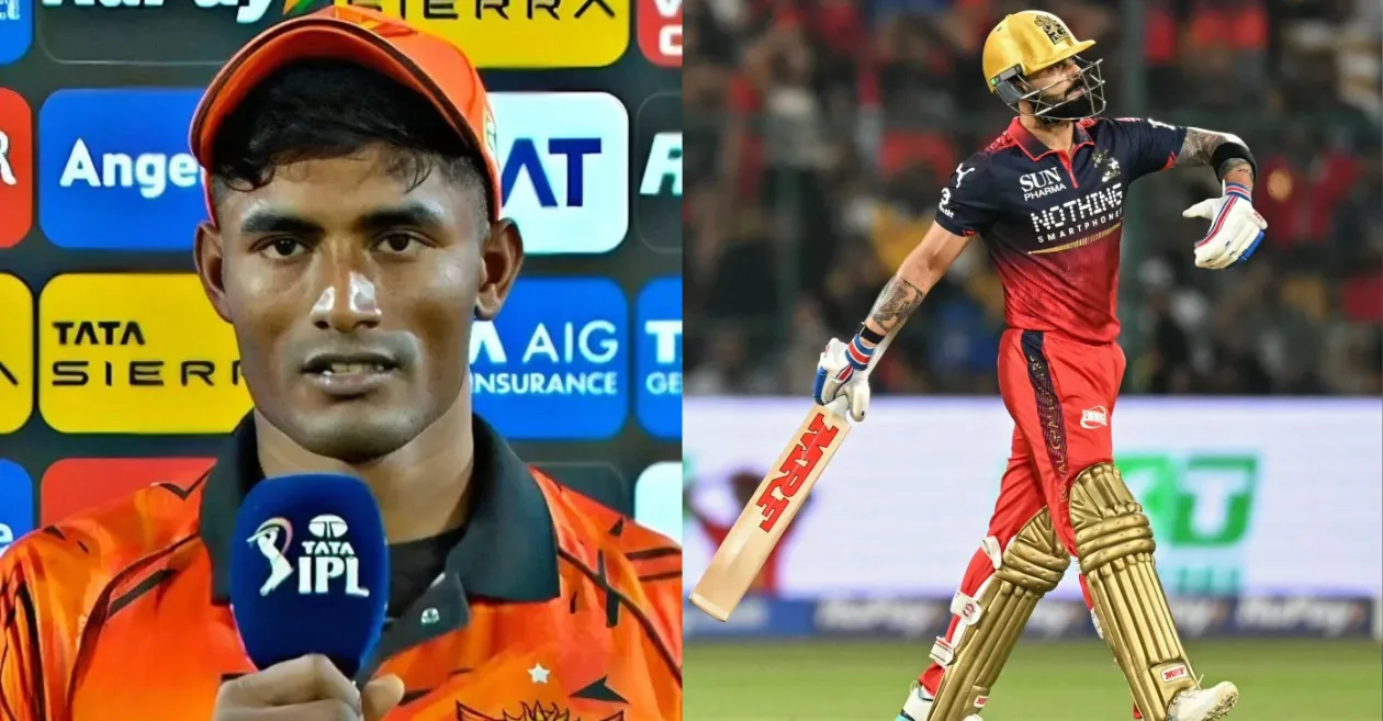 IPL 2026 (MIRAR): Sakib Hussain reacciona tras la destitución de Virat Kohli en el partido SRH vs RCB