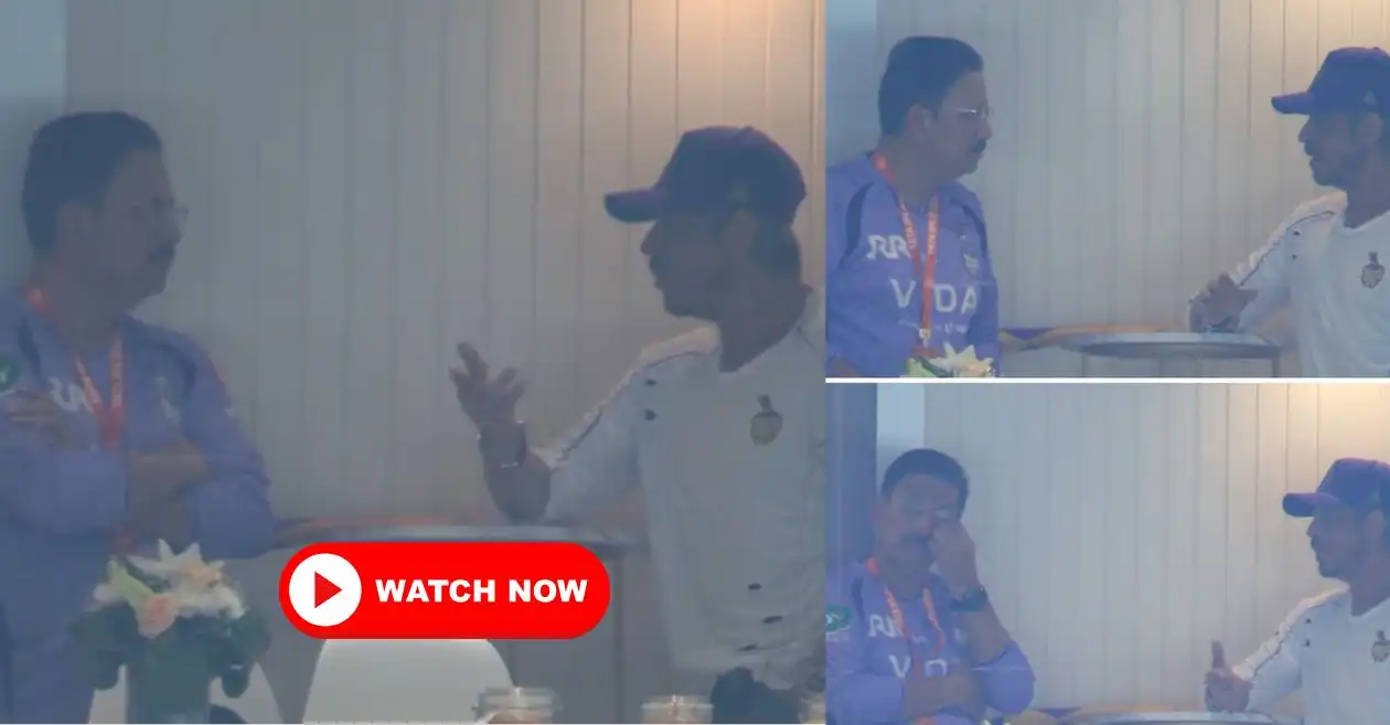 MIRAR: Shah Rukh Khan tiene una intensa conversación con el director ejecutivo Venky Mysore en medio de los continuos problemas de KKR en IPL 2026
