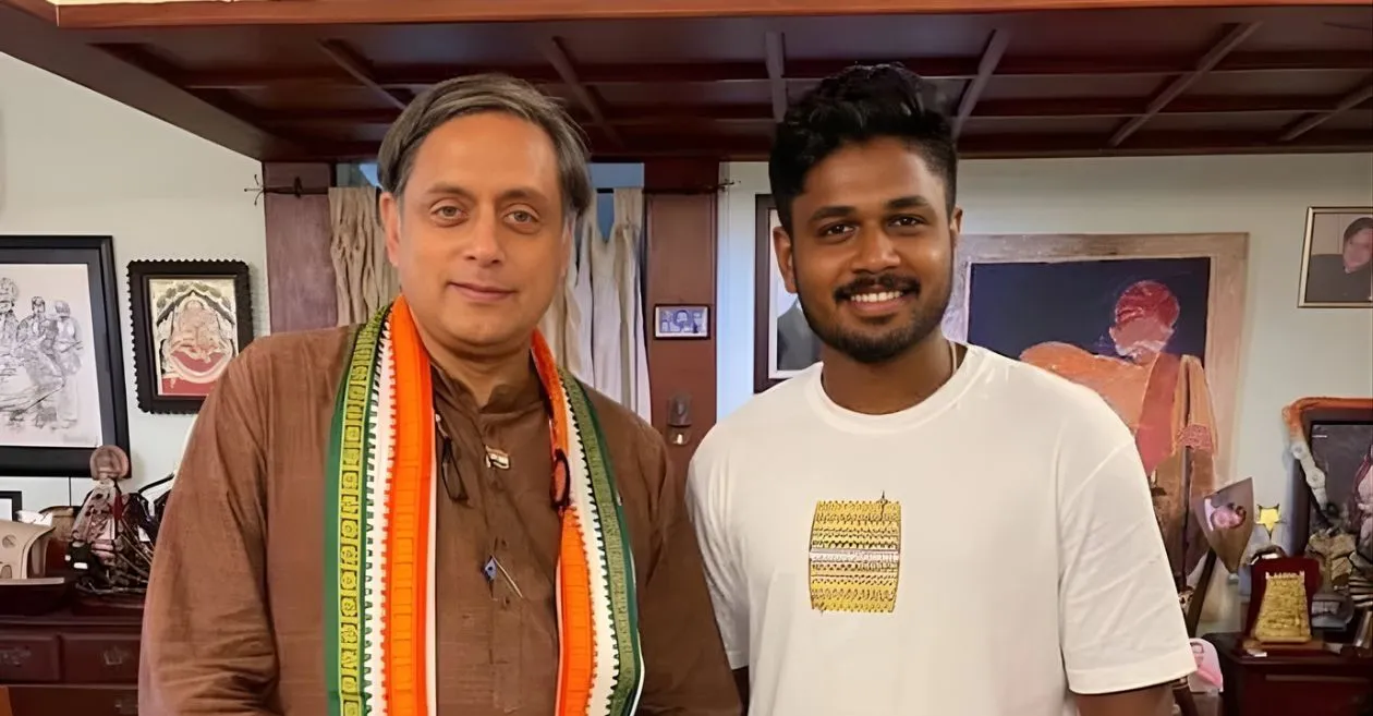 Shashi Tharoor recuerda haber conocido al adolescente Sanju Samson después de la brillante actuación de la estrella de Kerala en la Copa del Mundo T20.