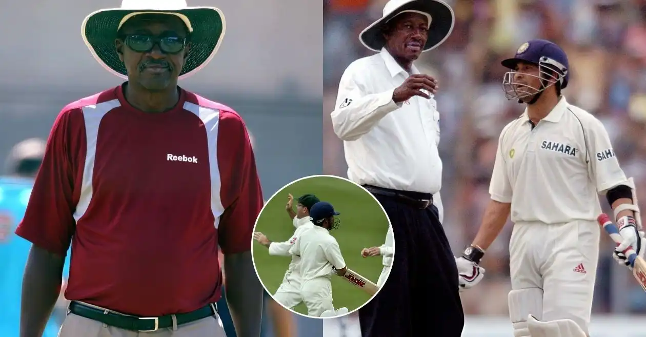 El árbitro de las Indias Occidentales, Steve Bucknor, rompe su silencio sobre el despido del infame Sachin Tendulkar.