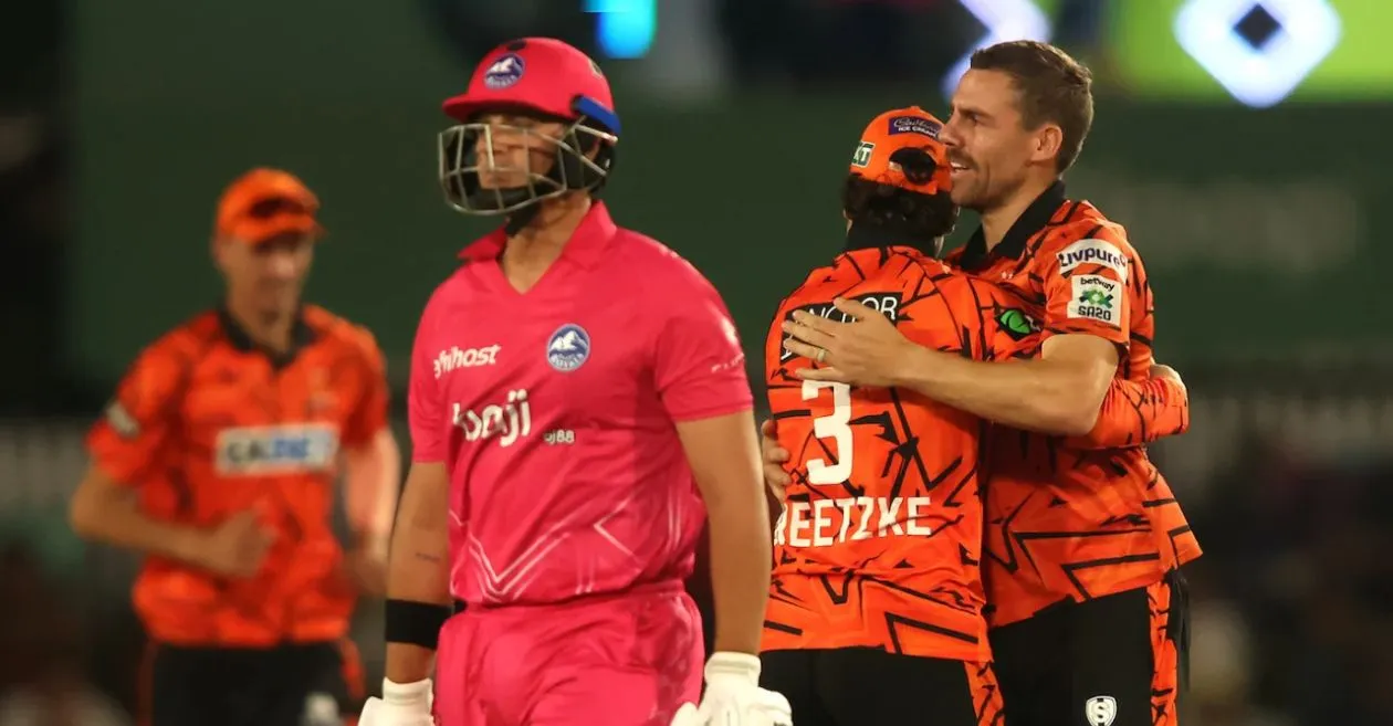 Sunrisers Eastern Cape derrotó a Paarl Royals para conseguir su puntuación SA20 más baja en una victoria unilateral