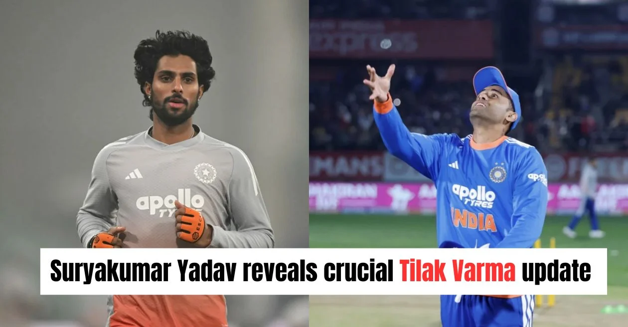 IND vs NZ, quinto T20I: Suryakumar Yadav revela una actualización clave de Tilak Varma antes de la Copa del Mundo T20 2026
