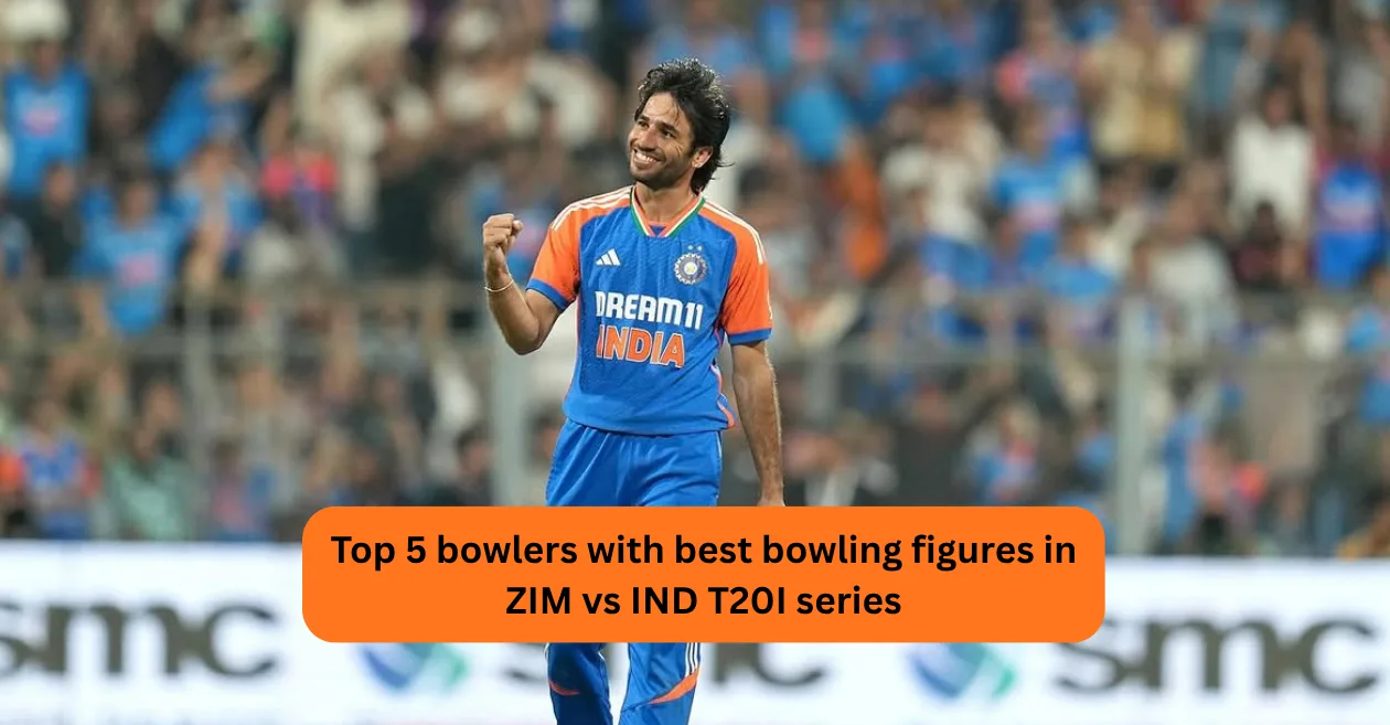 Los 5 mejores jugadores de bolos de la serie ZIM vs IND T20I con Ravi Bishnoi