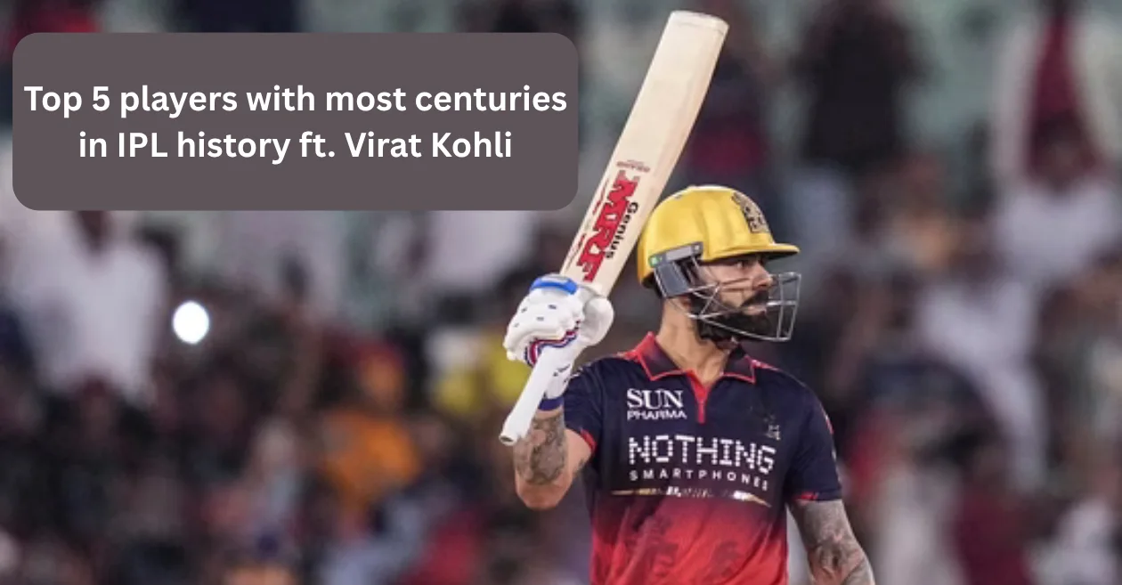Los 5 mejores jugadores con más siglos en la historia de la IPL con Virat Kohli