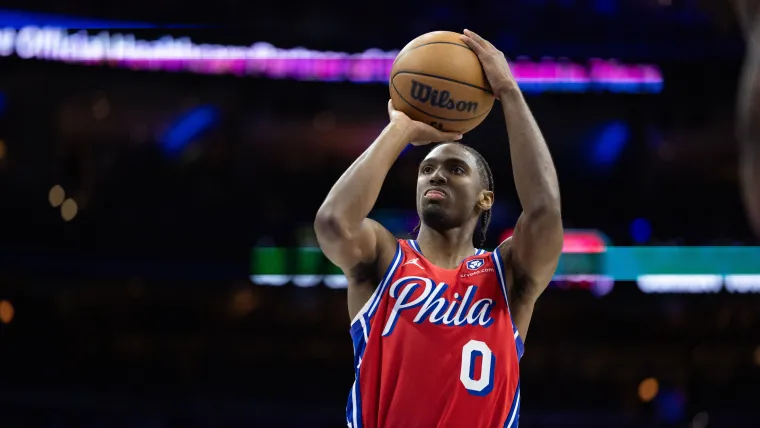 Tyrese Maxey le da crédito a los fanáticos por convertirlo en el tirador más prolífico en 76 años.