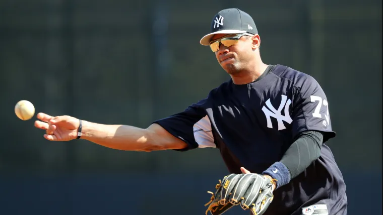 El mariscal de campo de la NFL Russell Wilson visitó a los Yankees, Aaron Judge, en los entrenamientos de primavera