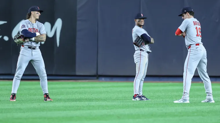 Los Medias Rojas revelan una actualización interesante sobre el estancamiento en los jardines de Roman Anthony, Villar Abreu, Sedanne Rafaela y Jaren Durán