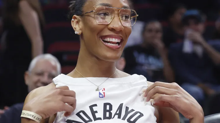 Aja Wilson tiene grandes elogios para Bam Adebayo del Heat