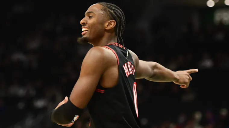 Tyrese Maxey reacciona a la victoria de VJ Edgecomb como MVP de la NBA Rising Stars