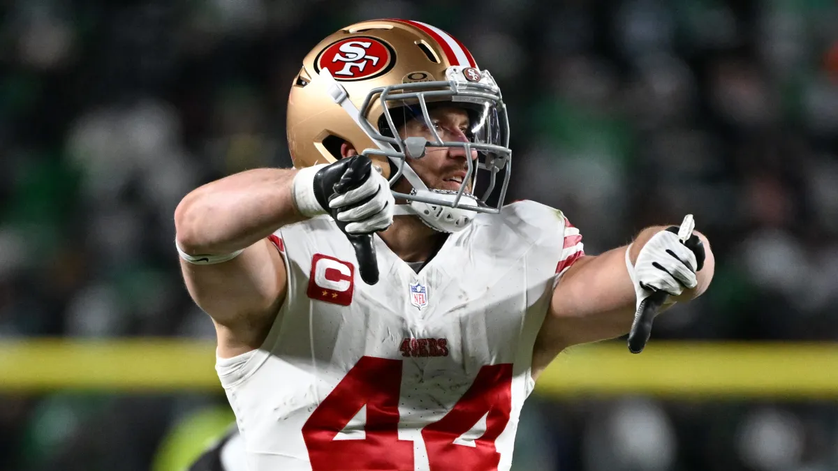 Kyle Juszczyk de los 49ers no está contento