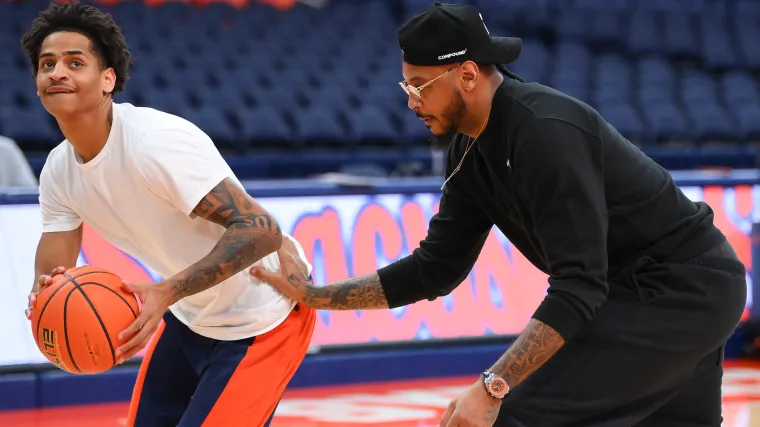 Carmelo Anthony rompe el silencio sobre la primera temporada de su hijo Kean Anthony en Syracuse