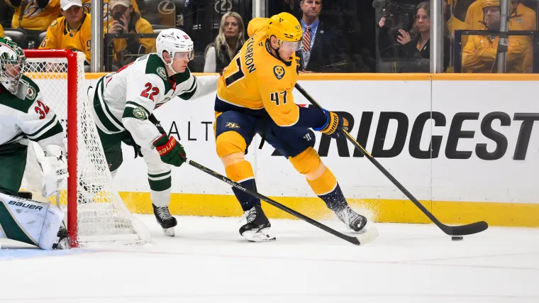 Wild, de 6 pies 6 pulgadas, avanza en un movimiento que se completó antes de la fecha límite de cambios para los Predators.