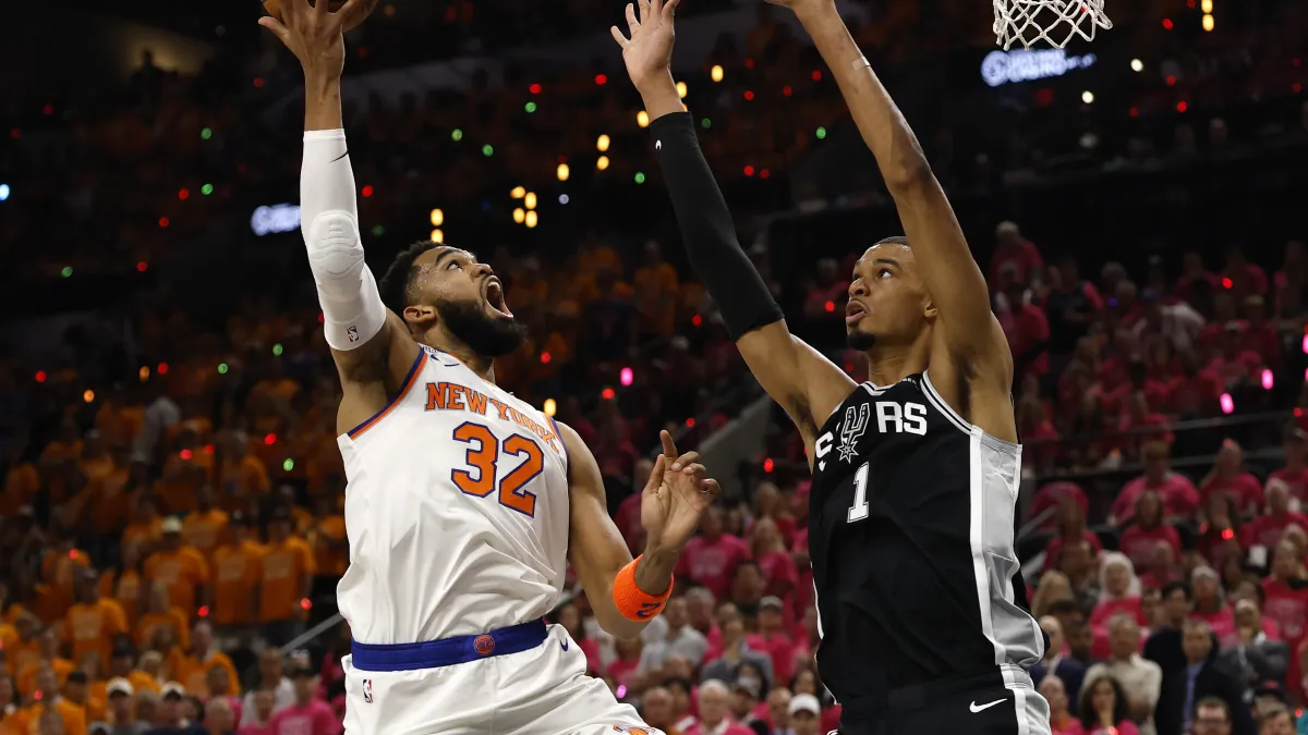Por qué Karl-Anthony Towns dice que Victor Wembanyama no puede marcarlo en las finales de la NBA