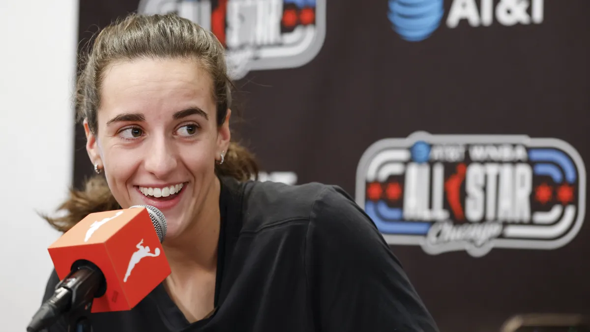 Kaitlyn Clark trollea a Kelsey Mitchell con un mensaje de una palabra después de la victoria en el Juego de Estrellas de la WNBA