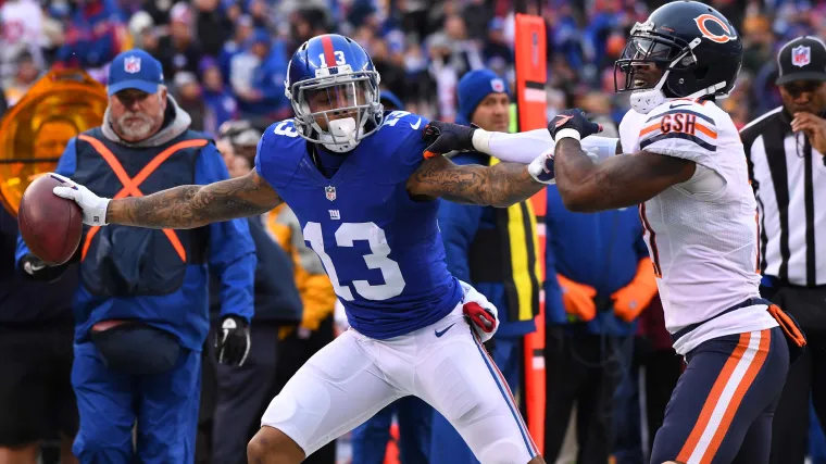 Los números de las camisetas de la NFL de Odell Beckham Jr. están ocupados por los Giants luego de la firma de OBJ como agente libre.