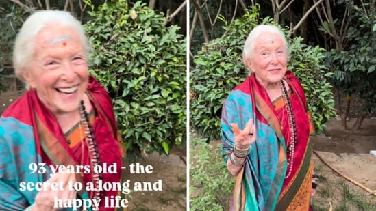 Una mujer estadounidense de 93 años que pasa un tiempo en la India comparte su secreto para una vida larga y feliz: “Absolutamente no…”