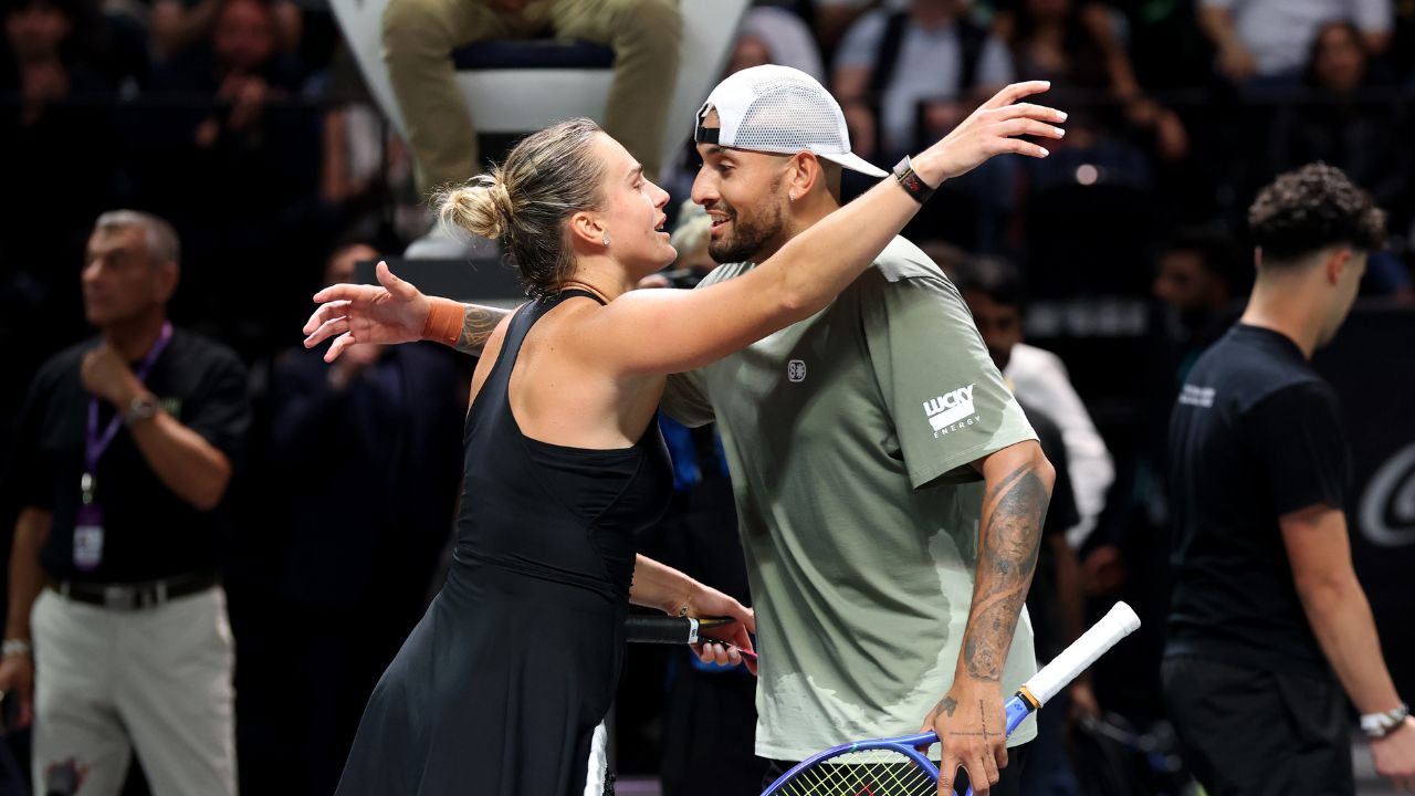 Kyrgios derrota a Sabalenka en la última ‘Batalla de los Sexos’