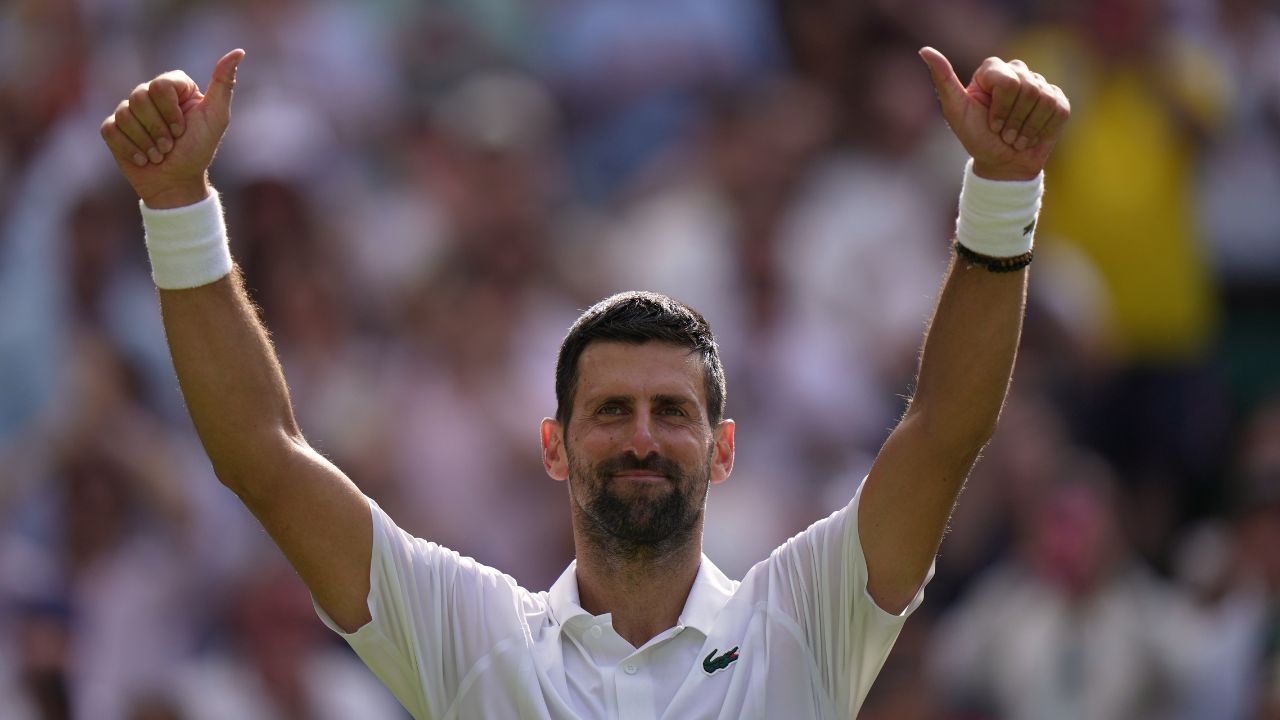 Djokovic rompió el récord de Federer en Wimbledon al ganar su partido número 106 y alcanzar los cuartos de final.