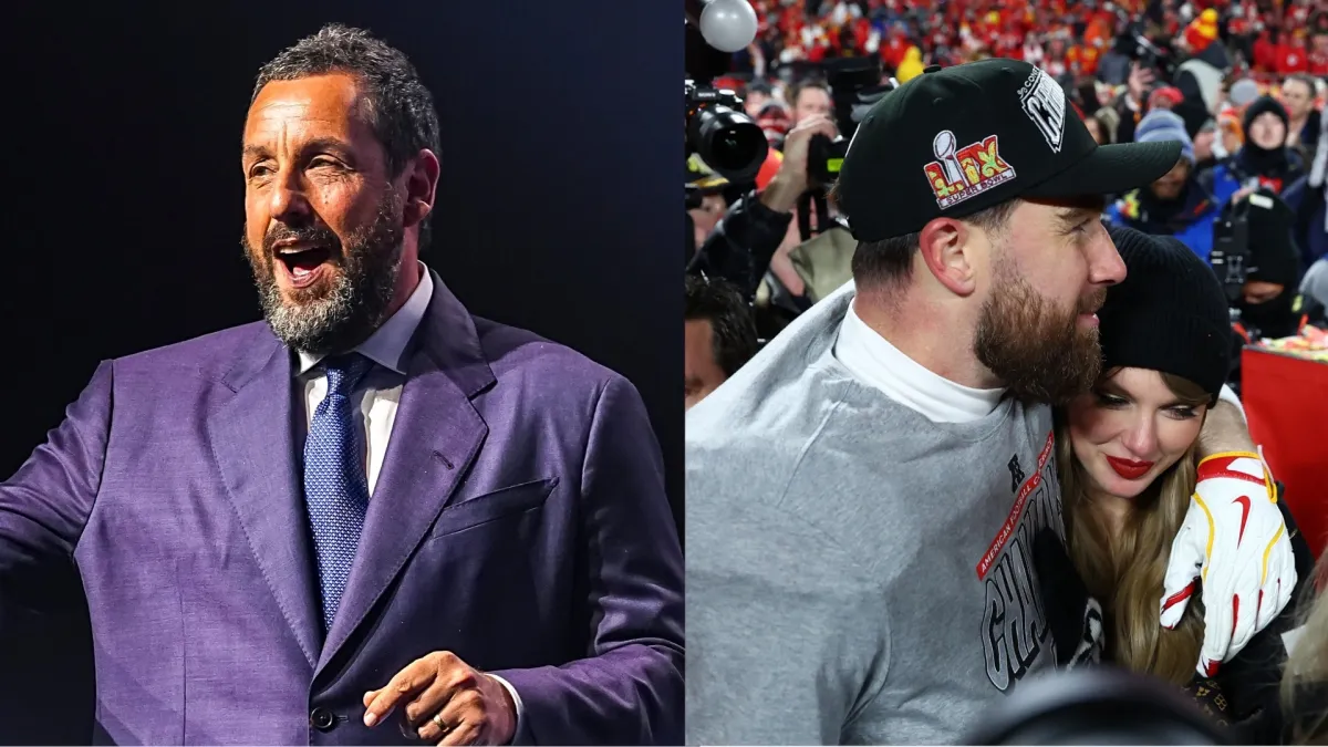 Por qué Travis Kelce y Taylor Swift eligieron a Adam Sandler para oficiar su boda