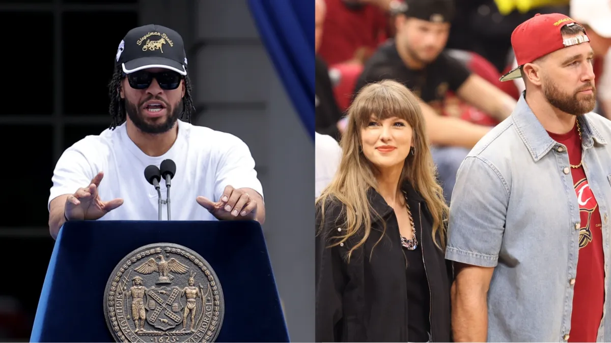 Jalen Brunson revela si asistió a la boda de Taylor Swift y Travis Kelce