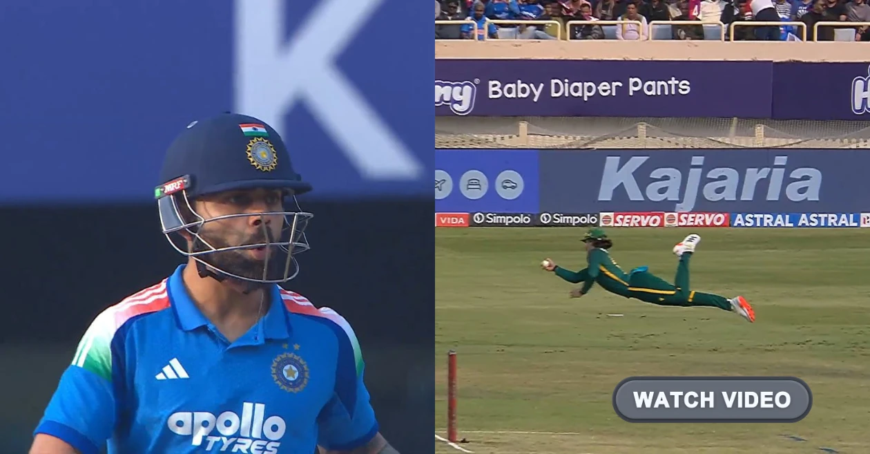 MIRAR: Dewald Brevis deja a Virat Kohli sorprendido con una captura impresionante para vencer a Ruturaj Gaikwad – IND vs SA, 1er ODI