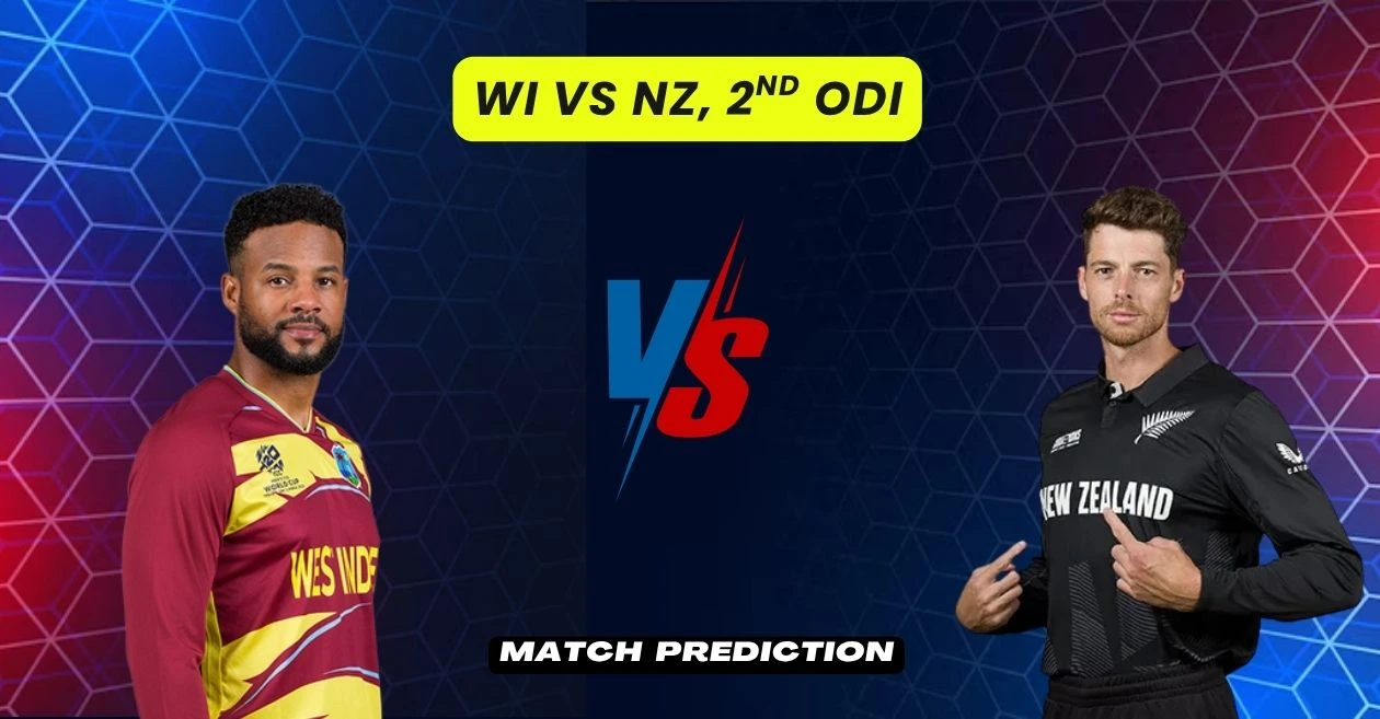 WI vs Nueva Zelanda, segundo ODI, predicción del partido: ¿Quién ganará el partido de hoy entre las Indias Occidentales y Nueva Zelanda?
