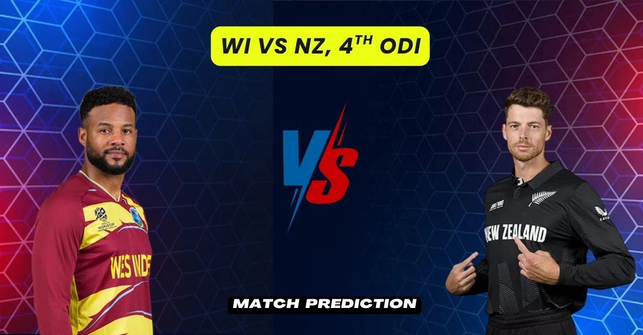 WI vs Nueva Zelanda, cuarto ODI, predicción del partido: ¿Quién ganará el partido de hoy entre las Indias Occidentales y Nueva Zelanda?