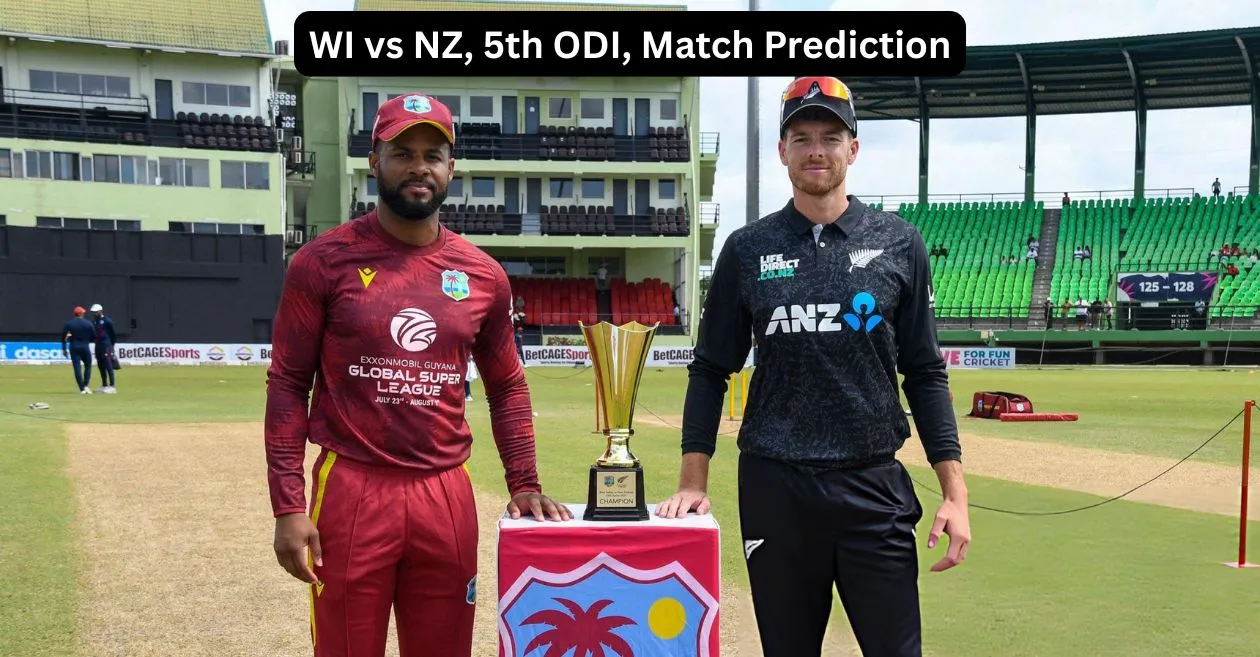 WI vs Nueva Zelanda, quinto ODI, predicción del partido: ¿Quién ganará el partido de hoy entre las Indias Occidentales y Nueva Zelanda?