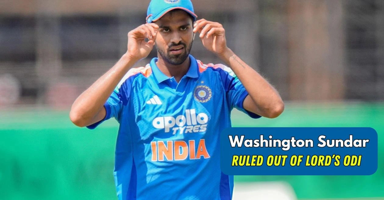 Washington Sundar descartado para el tercer ODI contra Inglaterra; intercambio anunciado
