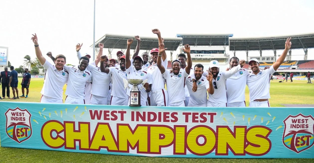 Las Indias Occidentales registraron una victoria histórica sobre Sri Lanka después de que la segunda prueba terminara en empate.