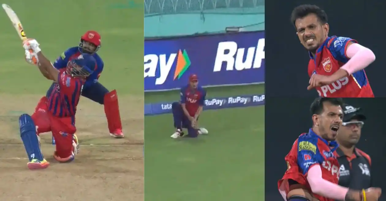 VER: Yuzvendra Chahal se entusiasma después de la foto de Rishabh Pant durante el choque LSG vs PBKS IPL 2026