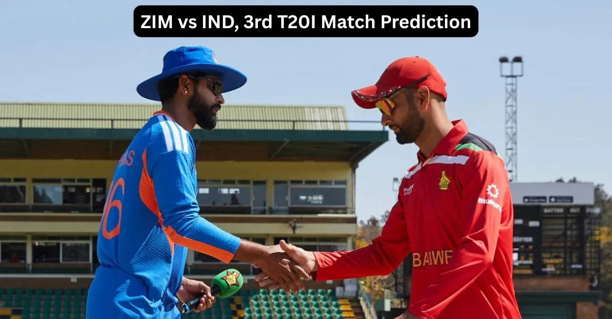 Predicción ZIM vs IND 3rd T20I: ¿Quién ganará el partido de hoy entre Zimbabwe e India?