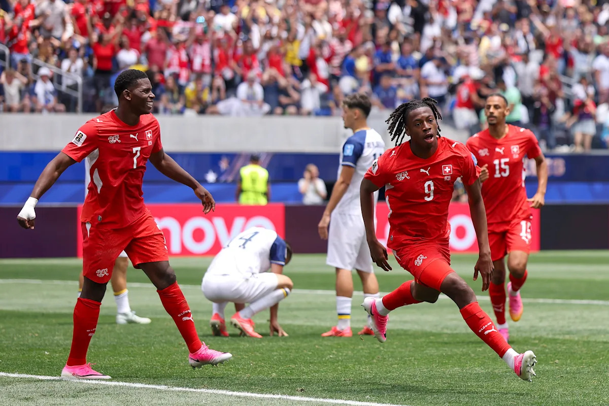 Mundial 2026: el doblete de Johan Manzambi en la segunda parte impulsa a Suiza contra Bosnia-Herzegovina