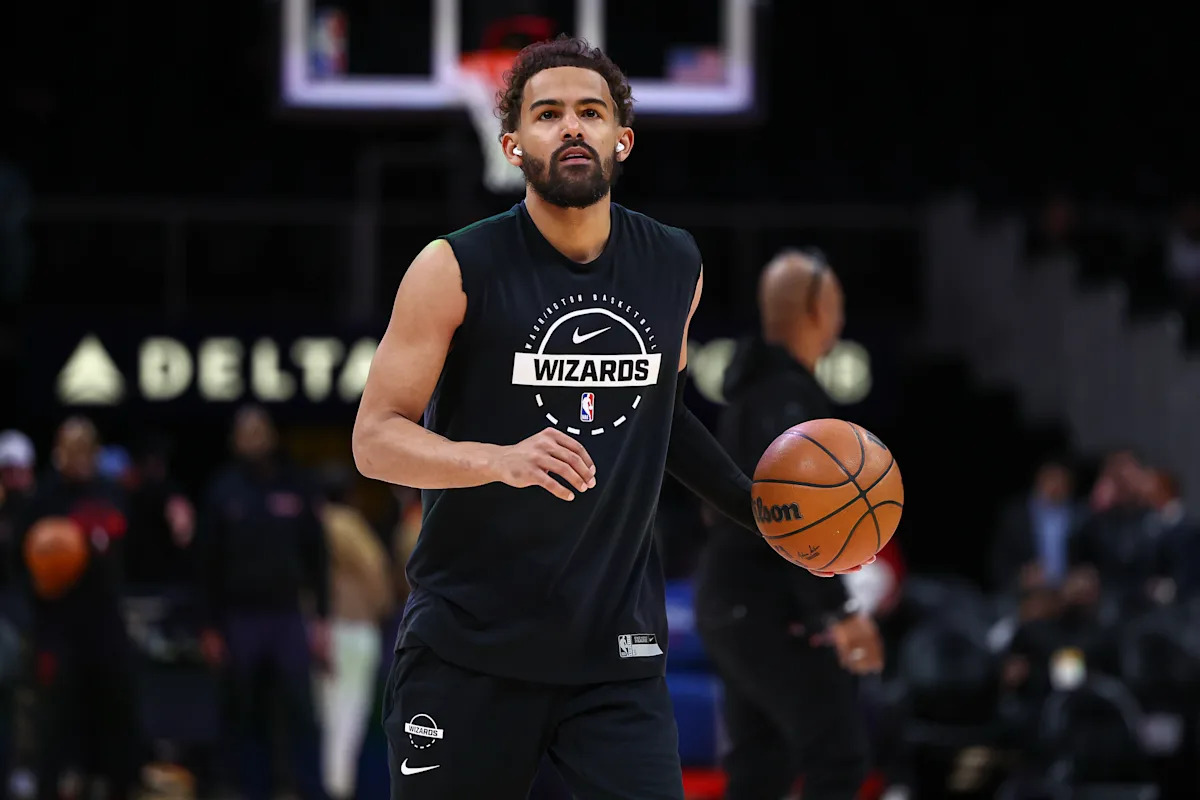 Trae Young haría su debut con los Wizards el jueves contra Jazz