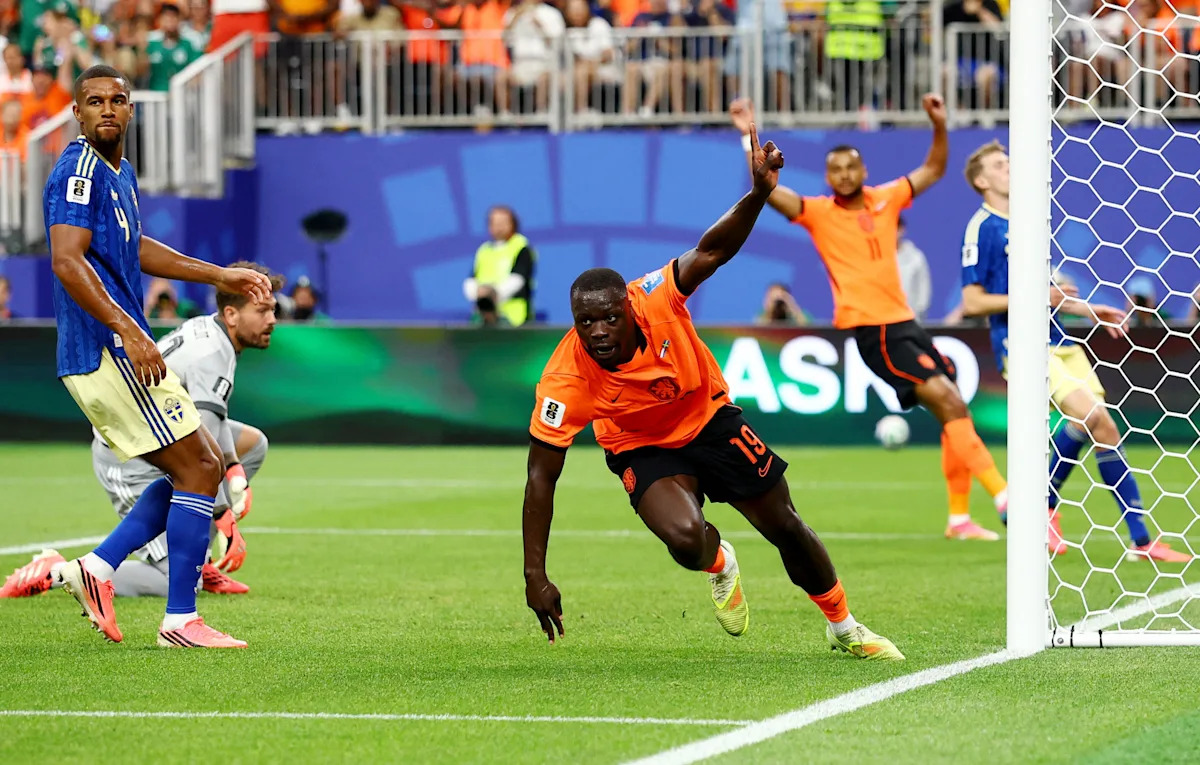 Copa del Mundo 2026: Los dobletes de Brian Brobbey y Cody Gakpo ayudan a Holanda a vencer 5-1 a Suecia