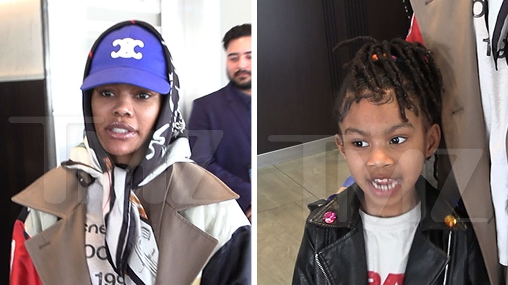 La hija de Teyana Taylor, Rue, bloquea adorablemente nuestra entrevista y estilo de conversación
