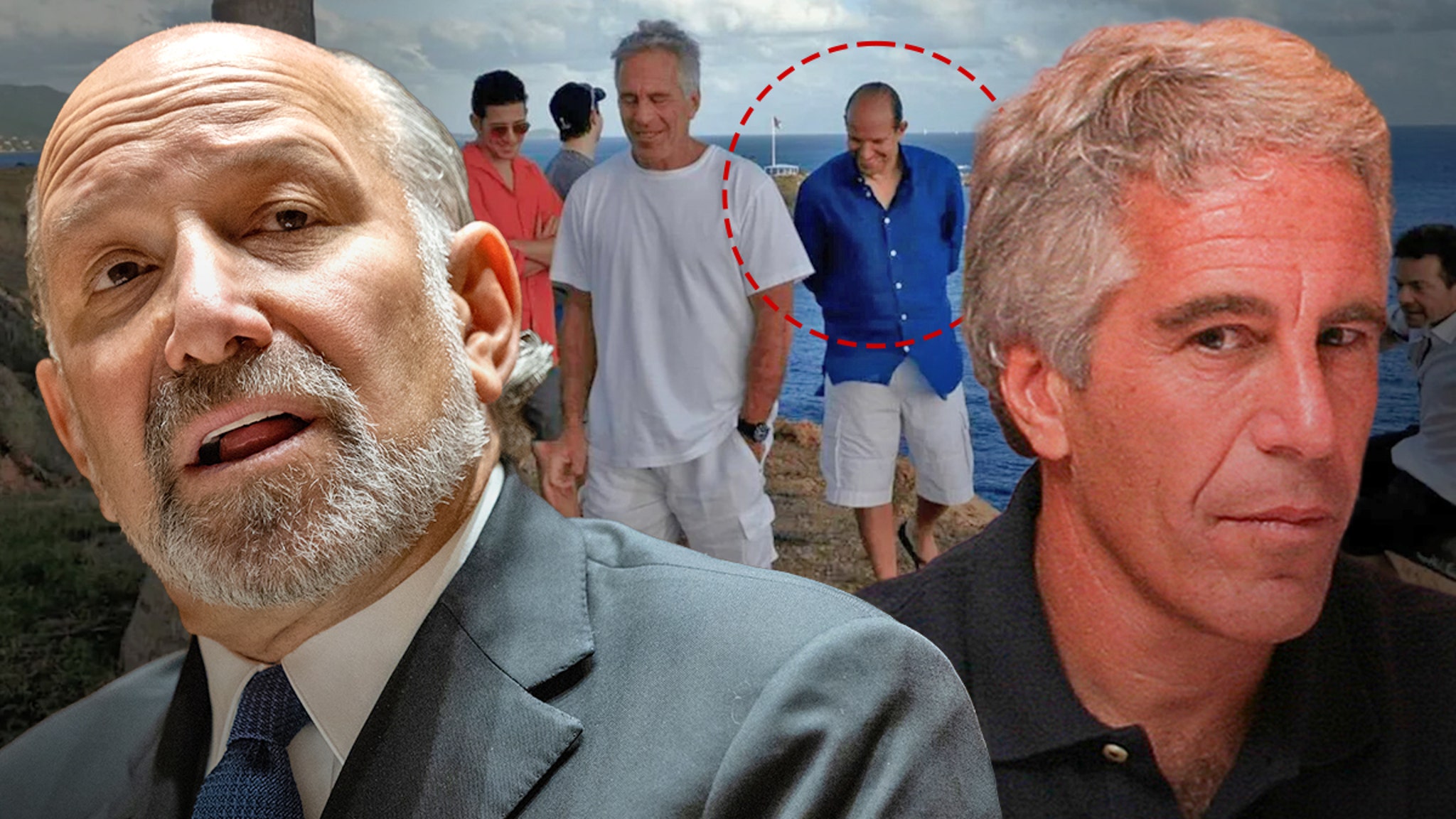 El secretario de Comercio Lutnick es visto con Epstein en la isla en una foto brevemente eliminada