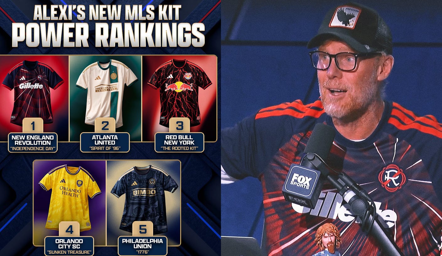 Nuevo ranking MLS Kit Power: las cinco mejores camisetas de Alexi Lalas para la temporada 2026