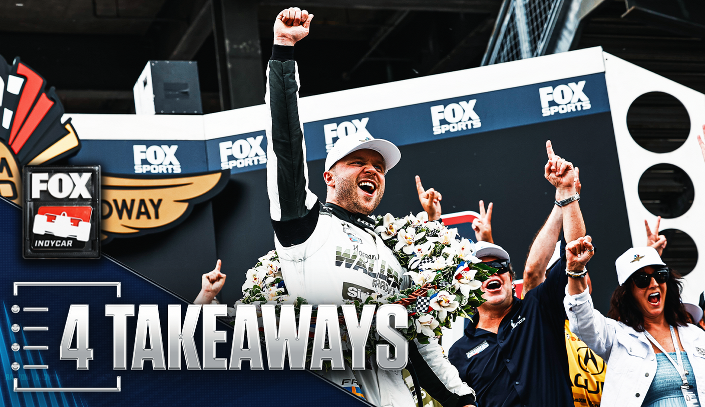 4 conclusiones de la salvaje e histórica última vuelta de Felix Rosenqvist para ganar la Indy 500