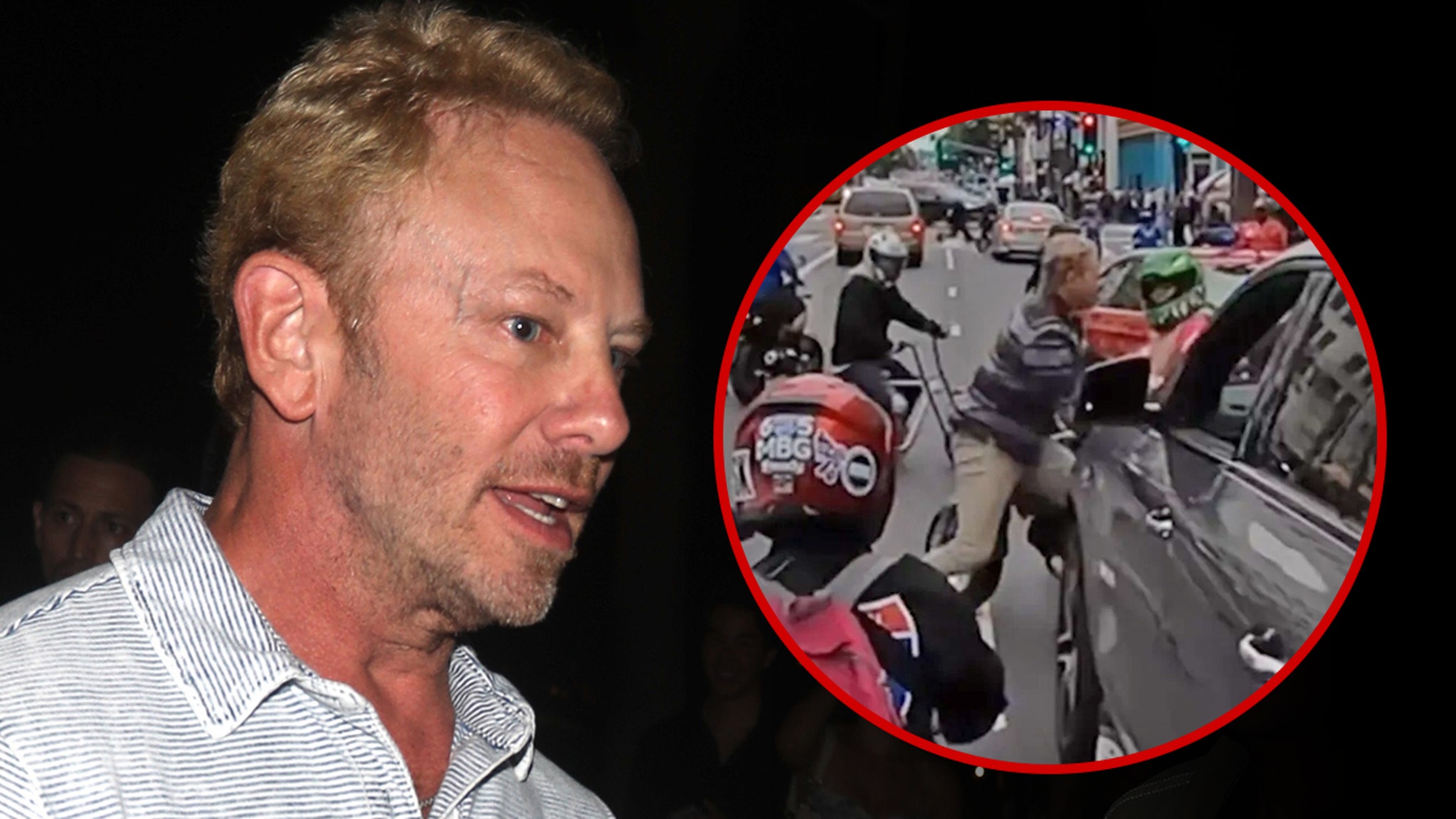Ian Ziering acusado de agresión y agresión tras el incidente de un conductor de minimoto en 2023