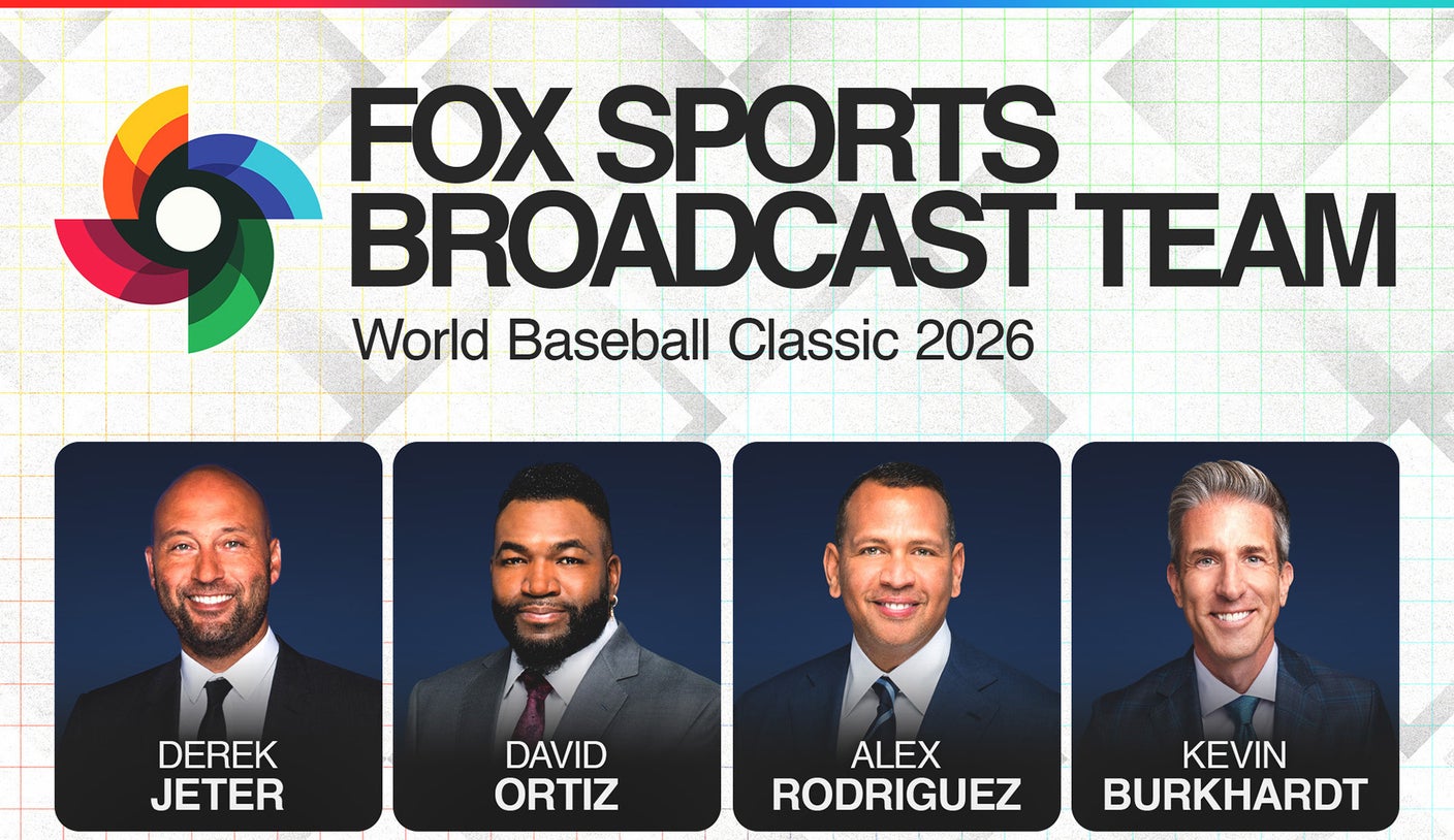 A-Rod, Big Papi y Jeter encabezan la cobertura del Clásico Mundial de Béisbol 2026 de FOX Sports