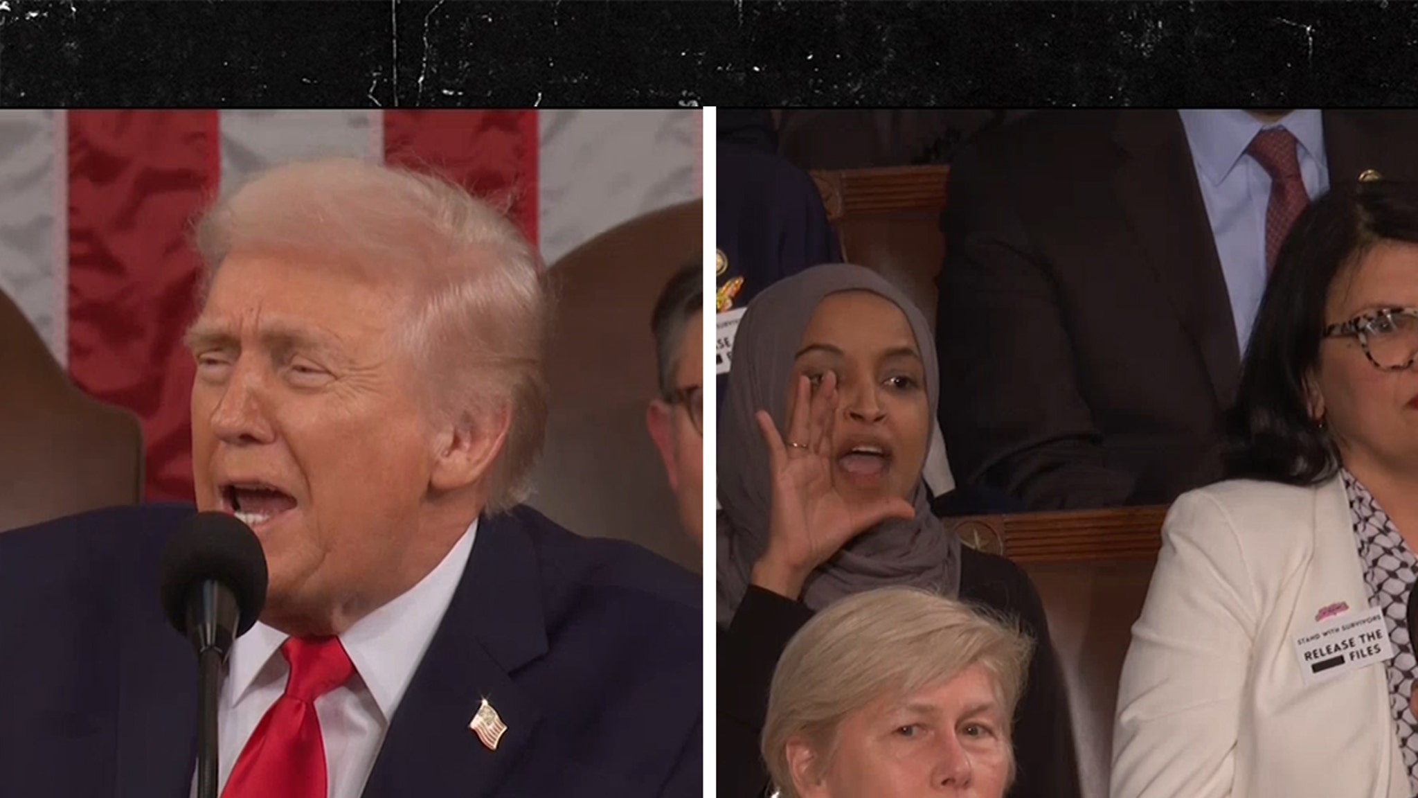 Donald Trump llama “locos” a los demócratas durante el Estado de la Unión