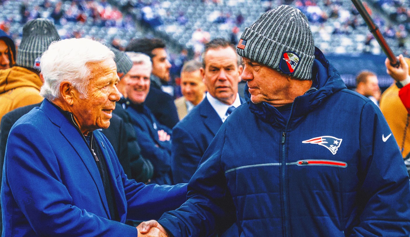 Bill Belichick y Robert Kraft entre los finalistas del Salón de la Fama del fútbol profesional
